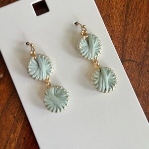 Old Navy Gold and Mint Earrings